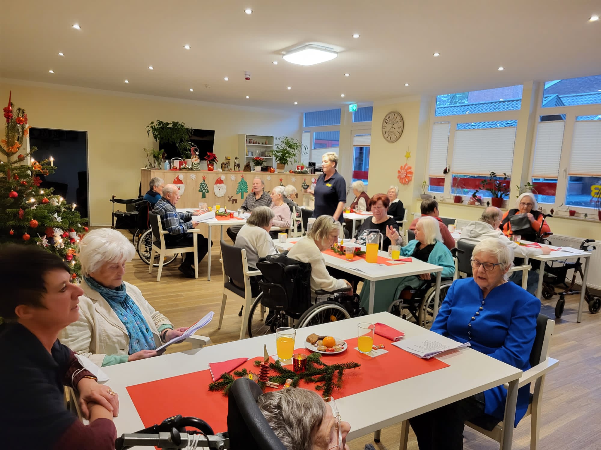 Weihnachtsfeier in der ASB Tagespflege 