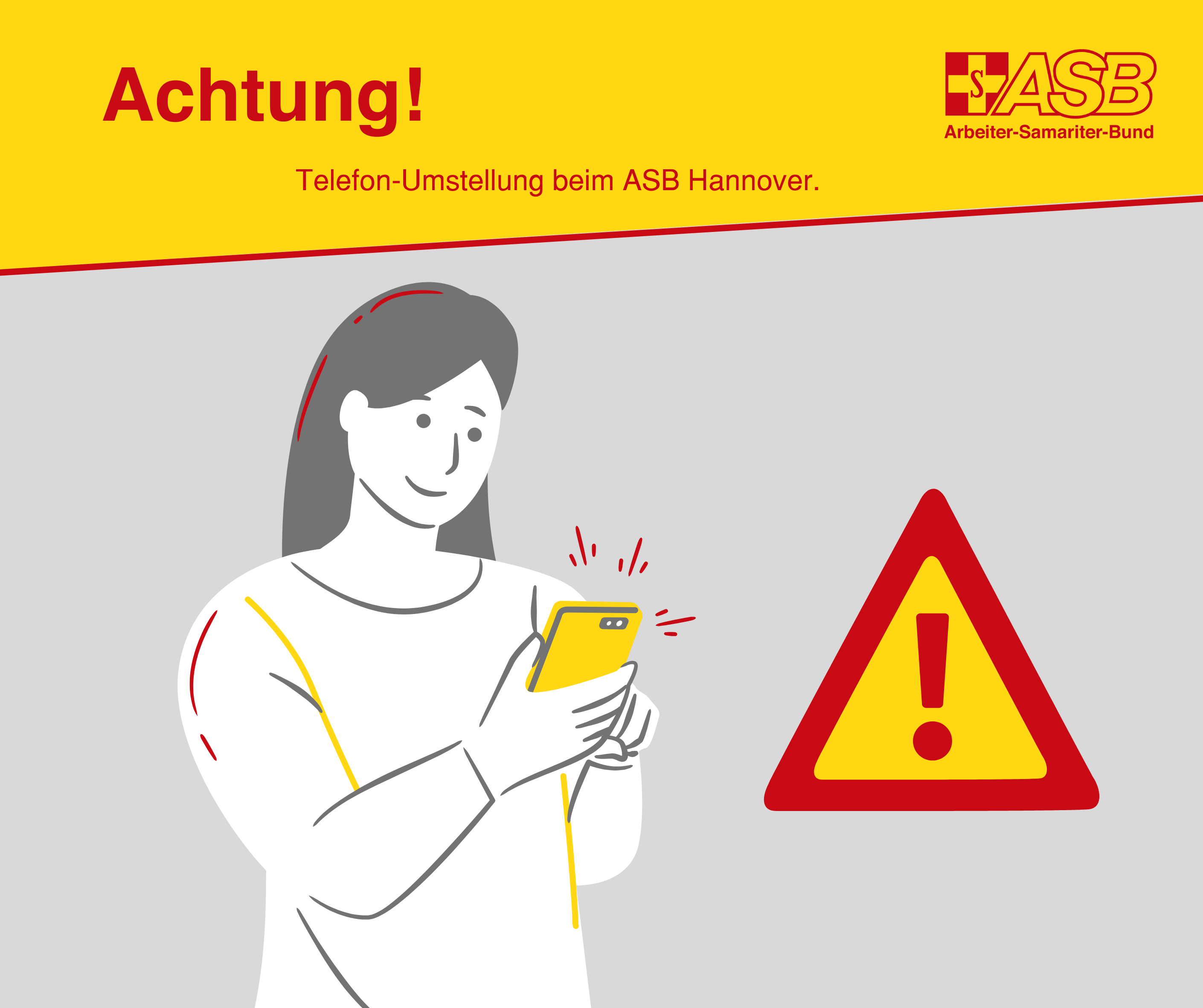 Achtung: Telefonumstellung beim ASB Hannover