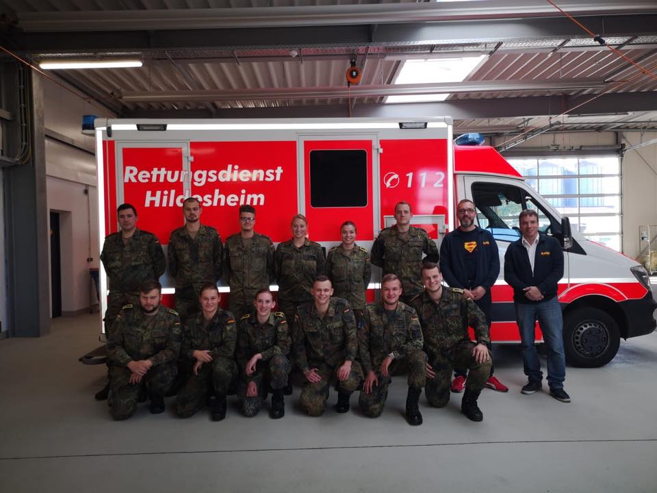 Ausbildungsbeginn Notfallsanitäter-Bundeswehr-Klasse 2018